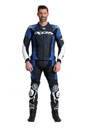 Chaqueta de Moto Ixon Vortex 3 Azul/Blanco M