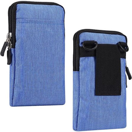 Mobiltelefon Skulderholster, Mobiltelefon Bælteklips Holder, Skulder Messenger Taske Lynlås Kryds