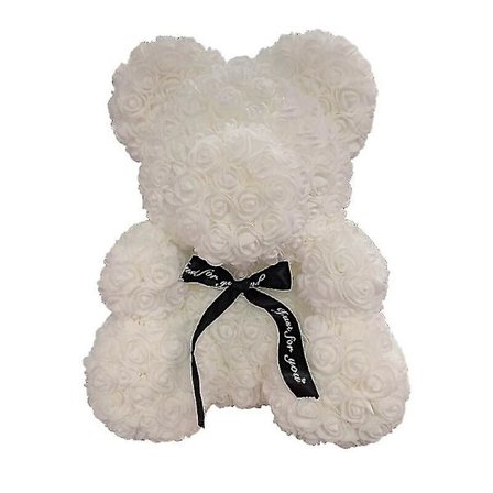 25cm/40cm Teddy Rose Bear Konstgjord Blomster Rose Of Bear Jul