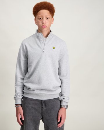 Lyle & Scott Quarter Zip Pullover Grau Pullover Jungen - Kids Brand Store