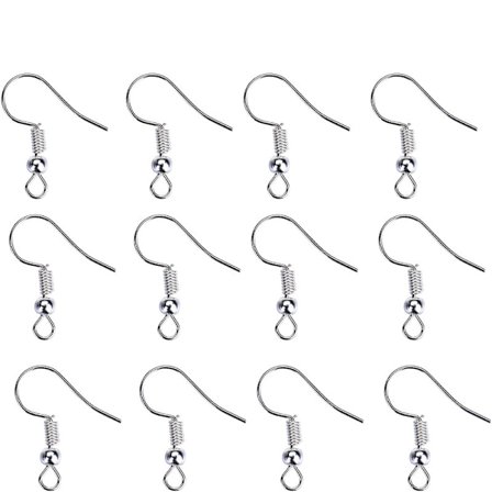 Örhänge för örhängen 100 st Silver