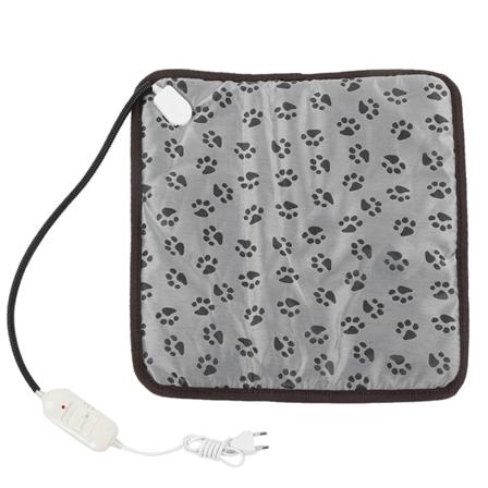 Lemmikkieläinten säädettävä sähköllä lämmitetty matto Kissa koira vedenpitävä lämmitysmattopeitto EU Plug 220VEU pistoke - print S koko