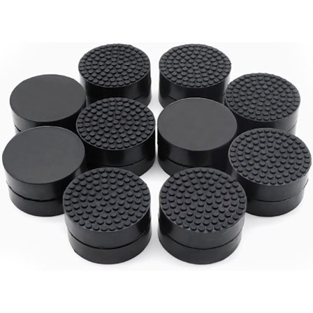 20 stk forsterkede sklisikre hageføtter, usynlige potteføtter - universelle for innendørs og utendørs bruk, 0,06 tommer sklisikker og sølesikker 