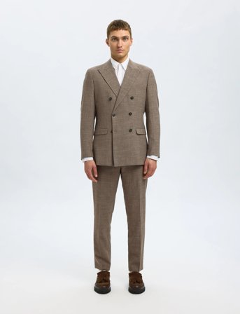 Selected Slhslim-Oasis Sun Db Blz - Beige - 50