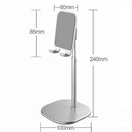 Dual Rotating Shaft Foldable Desktop Lazy Mobile Phone Ipad Com