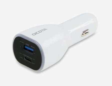 DICOTA Universal PRO bilstrømadapter - USB-type A, 24 pin USB-C - 100 watt