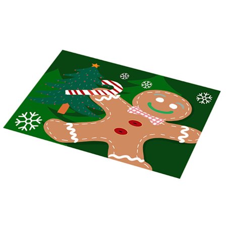 Fem julkudde Hotellkudde Ginger Clason Ginger Claus Jultomte Julhatt Snow Christmas Merry Table Kudde 45 * 30cm