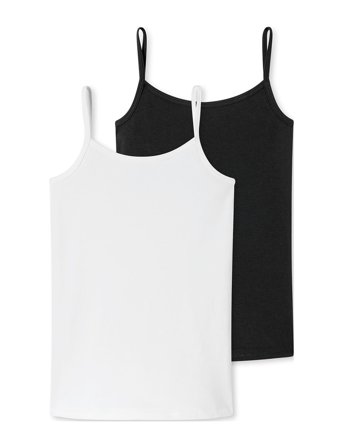 Schiesser Top - Black - 164