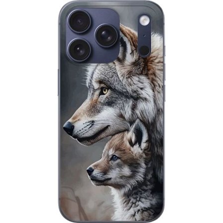 Kompatibel Mobilcover til Apple iPhone 17 Pro Ulve Vilde Ulv Dyr Mystik