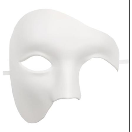 Miesten naamio, Halloweenin Oopperan haamu puolimaski