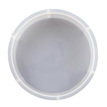 Geometri Stor Kub Exemplar Spegel Silikonform Gör-det-själv Kristall Epoxihartsform (rund)