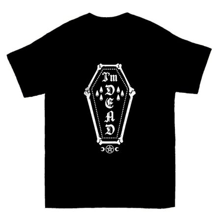 Jag är död rolig Goth Coffin T-shirt