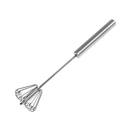 Ruostumattomasta teräksestä valmistettu munavatkain, käsikäyttöinen blender, monipuolinen, käsikäyttöinen sekoitin Blendinille As shown