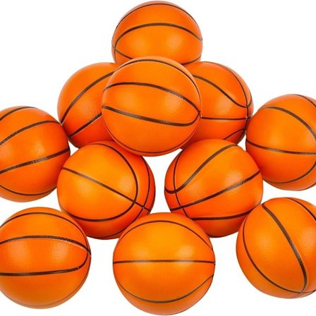 Mini Basketball Stressbolde små skumbasketbolde KLB