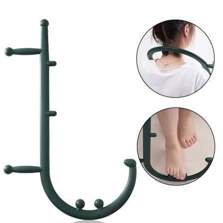Theracane Triggerpunkts Självmassage Muskelkropp Ryggavlastning Massagekrok Thera Cane Terapeutiskt Avslappnings Tryckverktyg