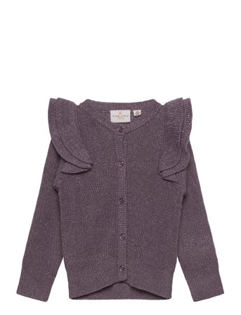 The New Tnstperle Glitter Knit Cardigan - Purple - 80