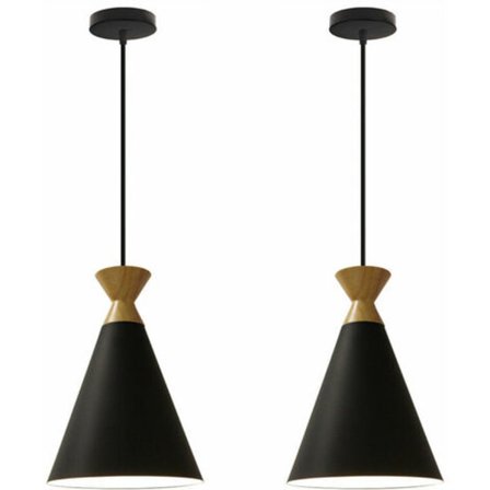 pcs Kreativ Metall Hängande Ljushållare Restaurang Bar Dekorativ Hängande Lampa Smidesjärn - Svart