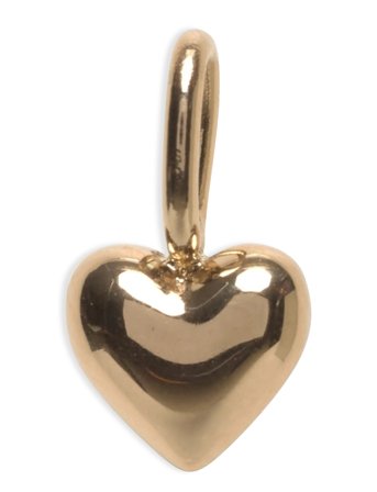Pilgrim Charm Mini Heart Pendant Gold-Plated - Gold - ONE SIZE