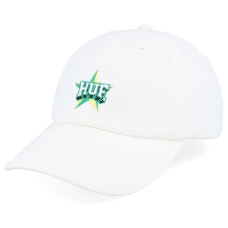 HUF - Branco unconstructed Boné - All Star 6 Panel Cv Hat Ivory Dad Cap @ Hatstore