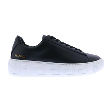 Versace La Greca Lace-up Sneakers , Zwart , Dames , Maat: 39 EU