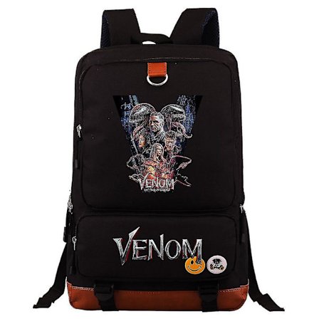 Suurikapasiteettinen reppu Venom-kuviolla teini-ikäisille (3-28)