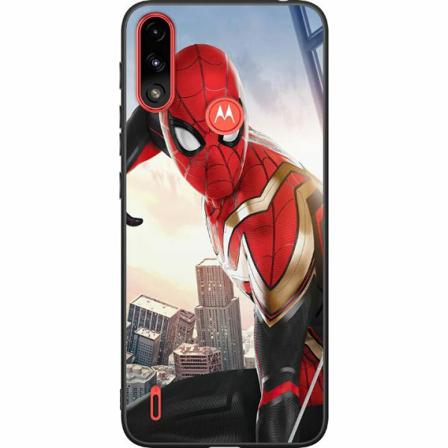 Motorola Moto E7i Power Svart Skal Spiderman