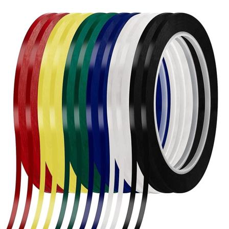 12 ruller 1/8 tommer whiteboard-tape Pinstripe-tape Torrraderingstavla selvklæbende grafisk gittermarkør