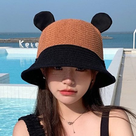 Bucket Hat Beach Cap BRUN