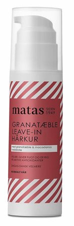 3 for 2 - Matas Striber Granatæble Leave-In Hårkur 150 ml, Hår, Shampoo & Hårpleje, Leave-in Conditioner