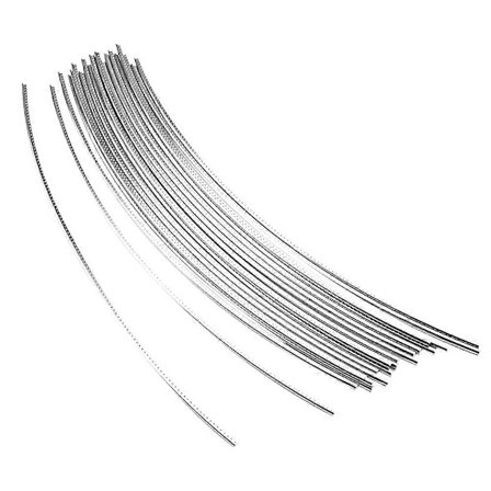 25 st Band Metall Gitarrband Gitarrtillbehör 2,4MM Bredd Gitarrband