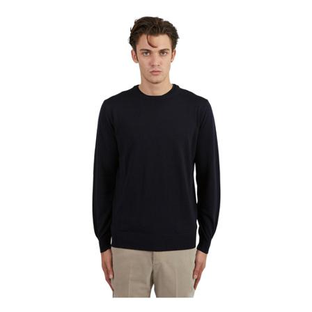 Kangra, Round-neck Knitwear Blauw, Heren, Maat:XL