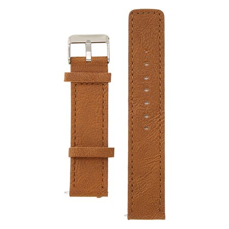 20mm Läderarmband Ersättnings Spänne Armband Handledsband för Amazfit GTS 3 för GTS 2 för Bip S för Bip U Brun