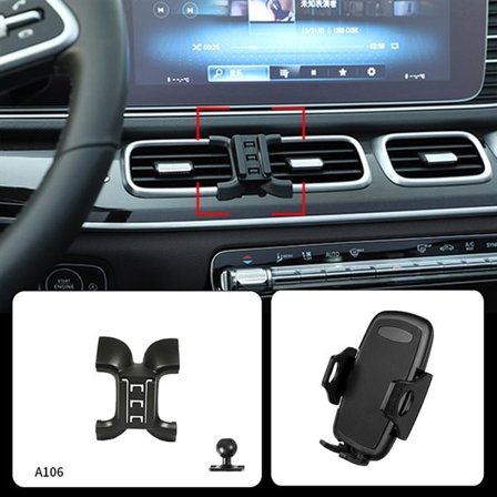 Mobilholder for Mercedes GLE (V167) / GLS (X167) 2020–2024 – Uten Boring, Komplett Sett