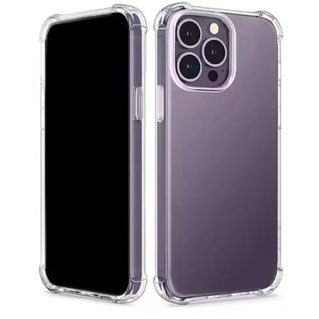 Go Go Gadget - Transparent - Silikon - Stötsäkert - Skal - Fodral - Lämpligt för iPhone 15 Pro Max