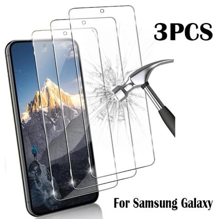 3 stk. Hærdet glas til Samsung Galaxy S21 S22 S23 S24 Plus S20 Fe skærmbeskyttelse til Samsung A. 53 A13 A23 A33 A03s A73 glas For S24 Ultra Glass