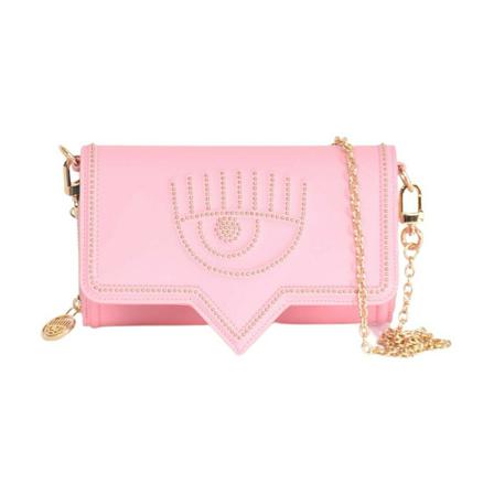 Chiara Ferragni Collection - Axelremsväskor - Rosa - Dam - Storlek: One Size, Dam, Storlek: ONE SIZE