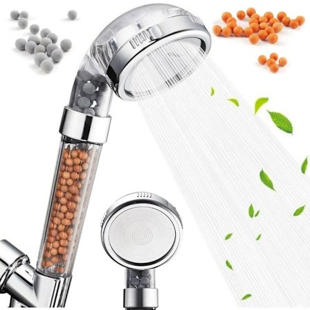 Duschmunstycke / Duschhandtag - Handtag till Dusch med Vattenfilter
