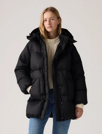 Levi's Western Bubble Midi Anthracite - Black - L