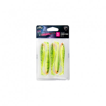 Fox Rage Slick Shad Ultra UV 9 cm / 3.5'' Lemontiger 5-pack