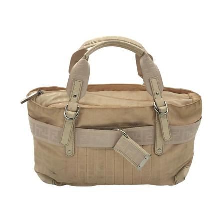 Fendi Vintage Pre-owned pumpkin shopper beige, Dam Vintage Väskor, Dam, Storlek: ONE SIZE