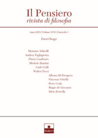 Il pensiero. Rivista di filosofia (2018). Vol. 57/1: Fuori luogo