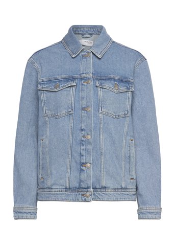 Slfalice Ls Light Blue Denim Jacket Noos Blue Selected