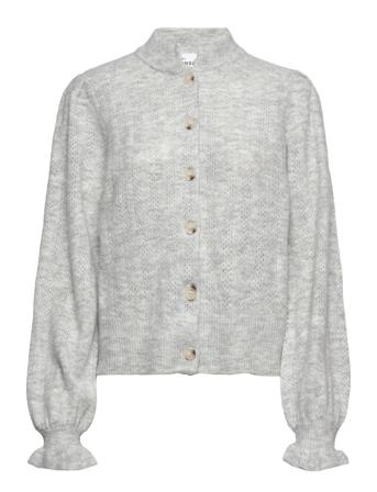 Ebbiekb Cardigan Strikkegenser Cardigan Grå Karen By Simonsen