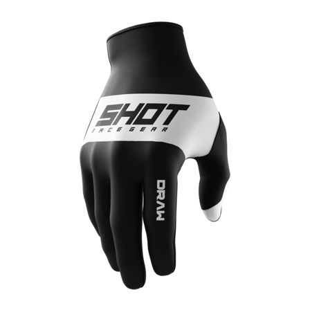 Motokrosové Rukavice Shot Draw Kid Sky Dětské Černá 4-5