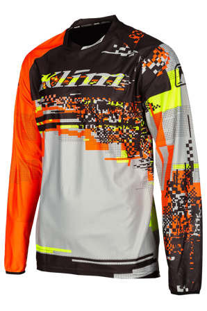 Maglia Cross Klim XC Lite Digital Chaos Arancio S