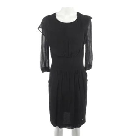 Prada Vintage Pre-owned Viscose Kjole Sort, Dame