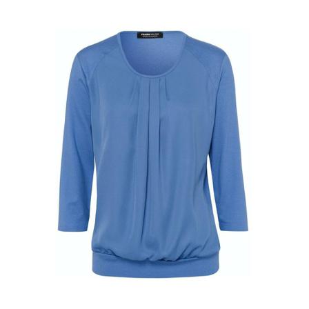 Frank Walder Frankwalder blouse , Blauw , Dames , Maat: XL