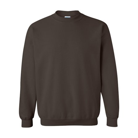 Gildan Heavy Blend Unisex Crewneck Sweatshirt L Mörk Choklad