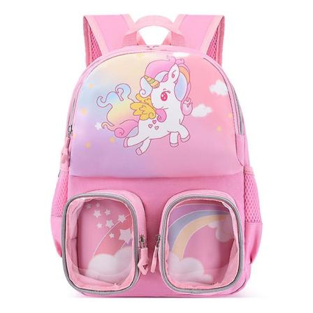 2022 Mode tegneserie Børn Pige Skoletaske Baby Legetøj Skoletasker Student Rygsæk-5 5