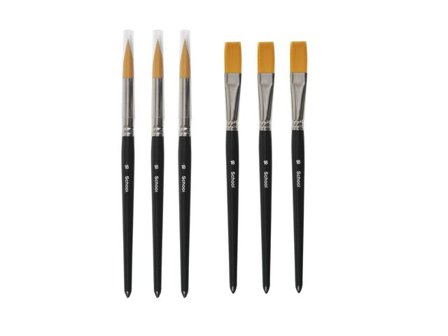 PLAYBOX Syntetpenslar nr 18 6/fp - Lyreco - Skola och förskola - Målarfärg och tillbehör - Penslar